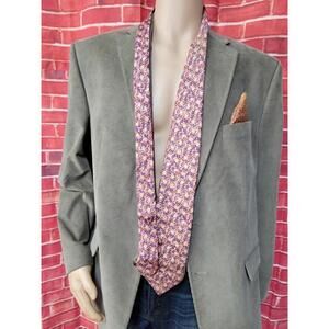 ETRO MILANO LA NUOVA TRADIZIONE Floral Multicolor Silk Tie ITALY 59"